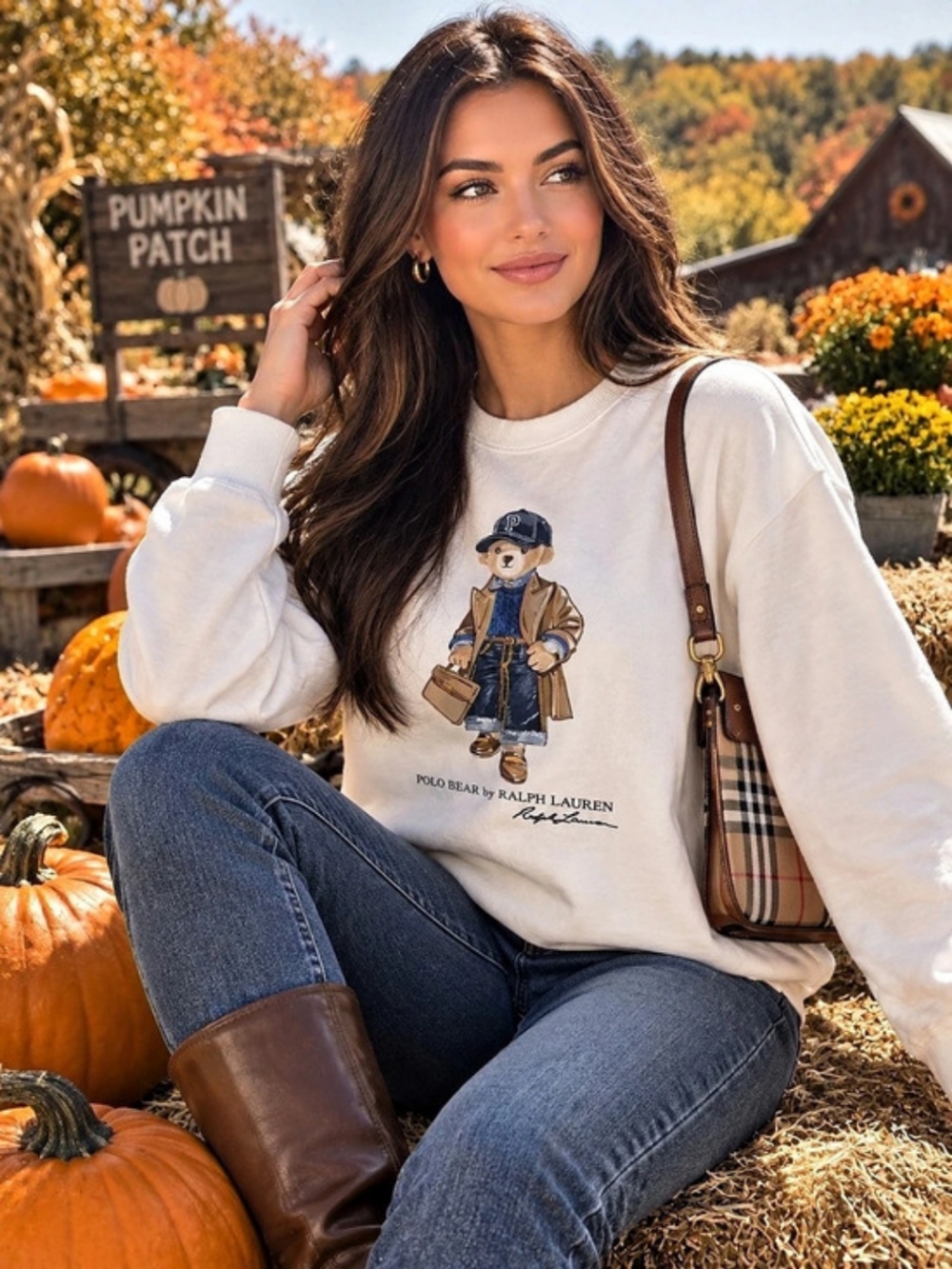 Ralph Lauren Polo Bear Crew neck Sweatshirt